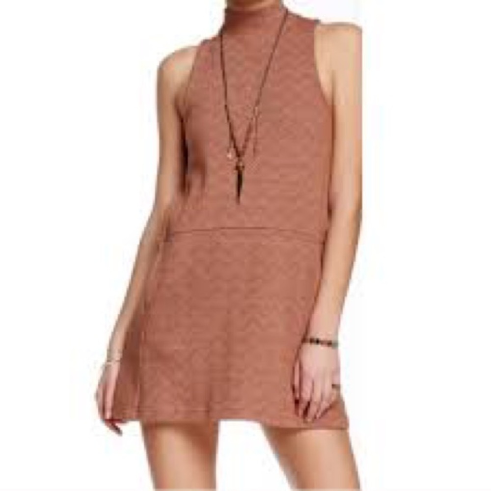 Free people turtle neck mini dress